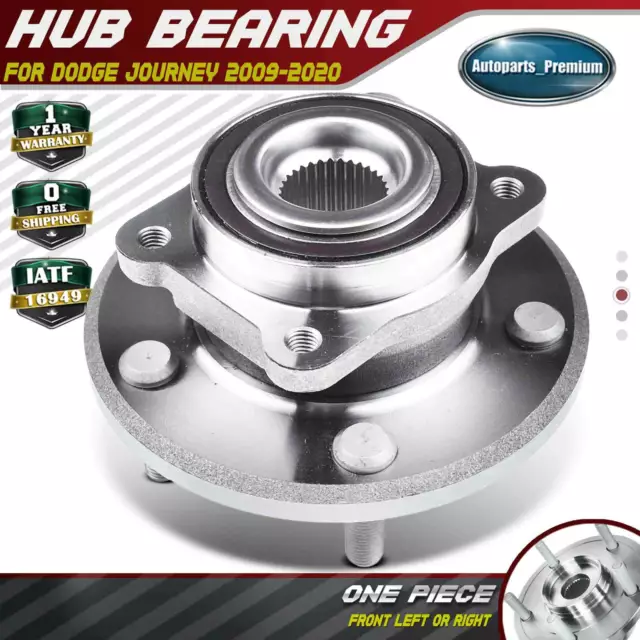 Front Driver or Passenger Wheel Hub Bearing Assembly for Dodge Journey 2009-2020