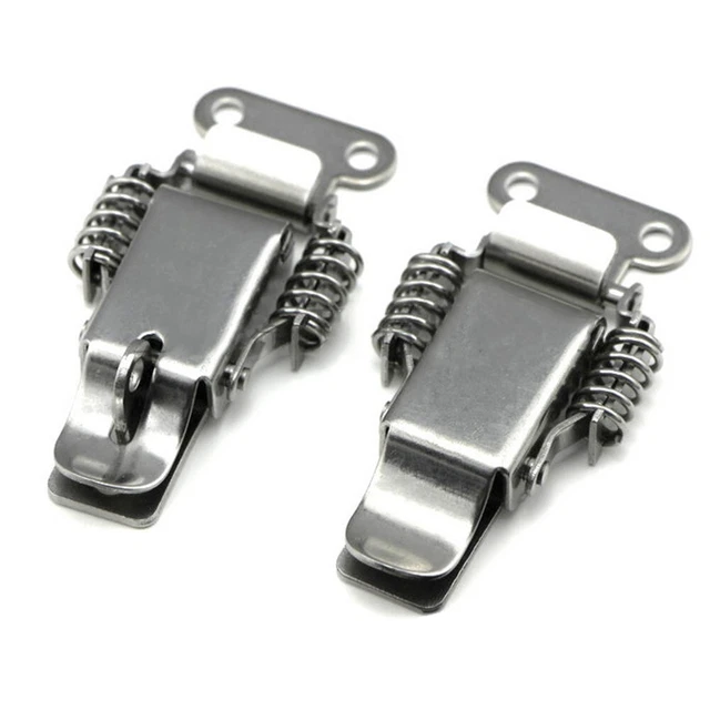 Morsetti A Leva In Acciaio Inox Da 45 Mm - Per Cassette Attrezzi E Armadietti