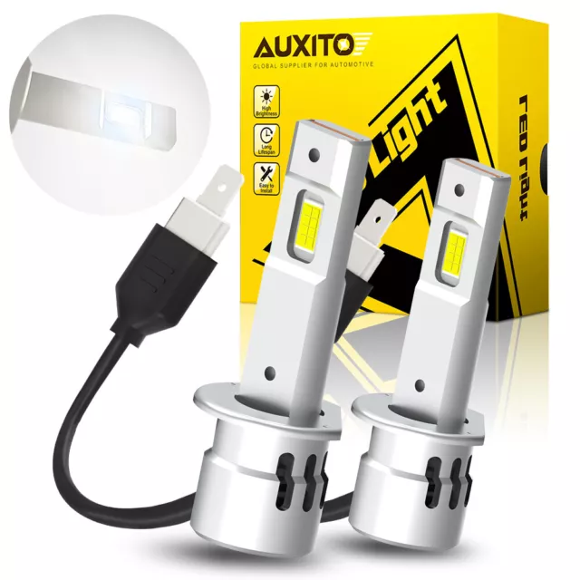 AUXITO H1 LED Headlight Bulb Conversion Kit High Low Beam Lamp 6500K Super White