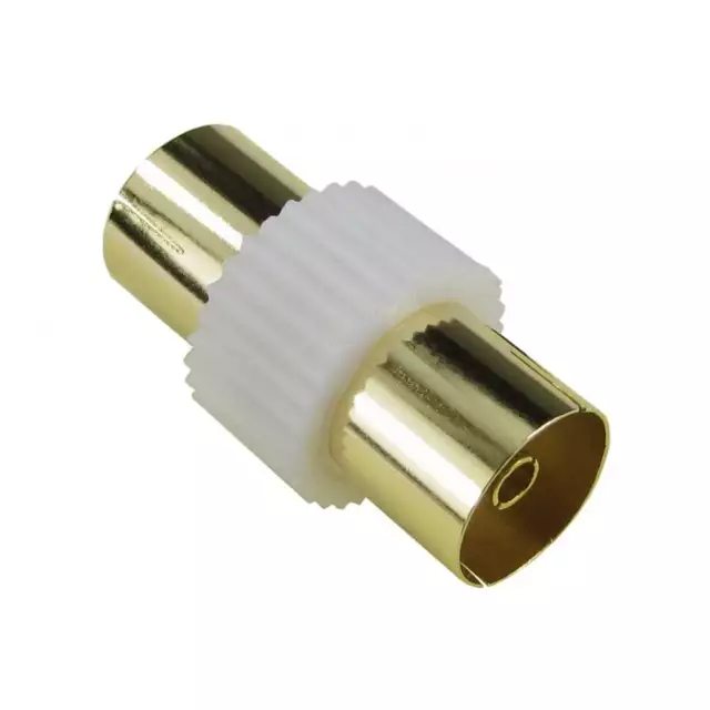 TV Aerial Female to Female Adapter Coaxial Cable Joiner Connector RF Coupler