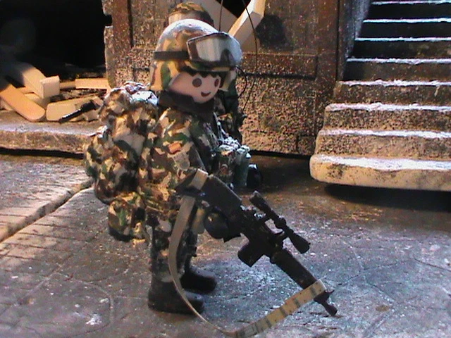 Figurine PLAYMOBIL Personnalisée – Soldat Allemand FIAS (Afghanistan 2016) – REF-0008 BIS