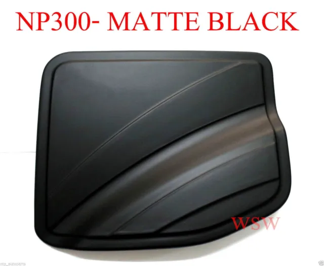 Matte Black Oil Fuel Cap Cover For Nissan Navara Frontier Np300 15+ 4 Doors 4Wd