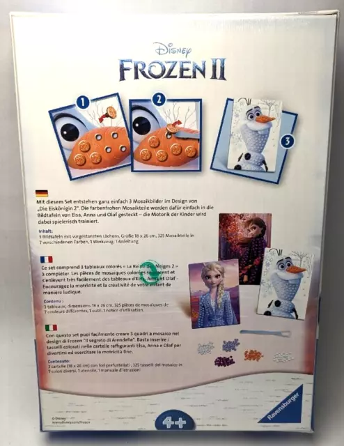 Ravensburger Mosaic Junior Frozen 2 Mosaiksteine Eiskönigin 2 Basteln NEU OVP 3