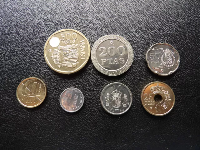 Spain 2000 year pesetas  UNC coin set