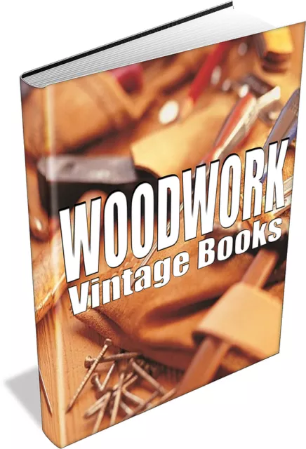 Woodworking 13,000 PLANS, 367 MAGAZINES & 100 eBOOKS on 4 DVD's Carpentry DIY