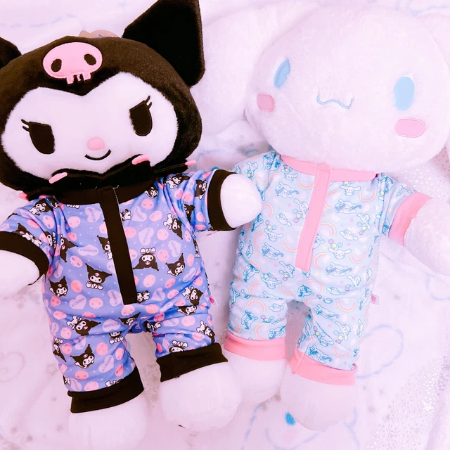BUILD A BEAR x Sanrio Kuromi and Cinnamoroll w/ Sleepers Set