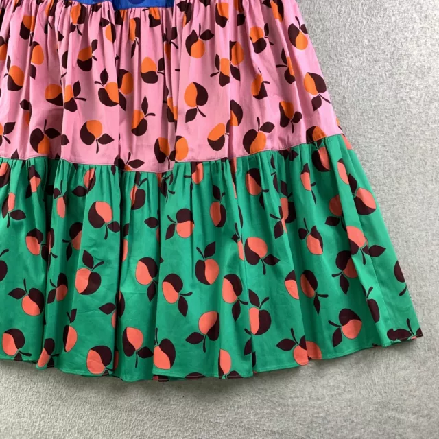 Kate Spade Colorblock Apple Skirt Size 4 Multicolor Lined 3