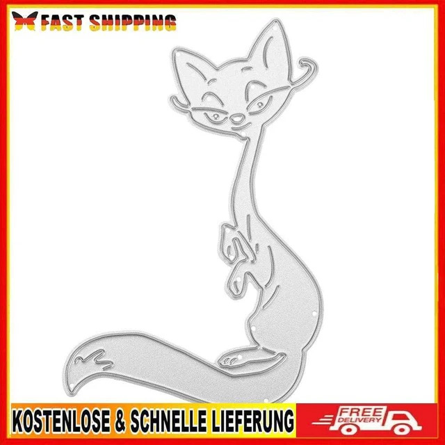 Stanzformen für Scrapbooking Herz /Fox/Frame Sewing Thread Metallform schneiden