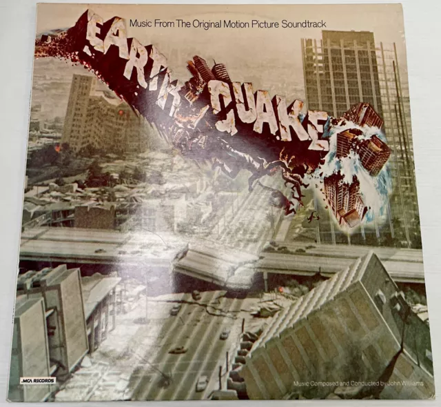 Earthquake Motion Picture Soundtrack Vinyl Record 12” 33 RPM MAPS-7640 MCA 1974