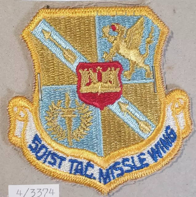 USA Patch Ärmelabzeichen USAF Air Force 501st Tac. Missle Wing Badge