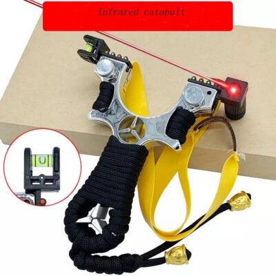 chasse tir Pêche ✅ Slingshot laser Fronde Pro Lance Pierre haute précision 