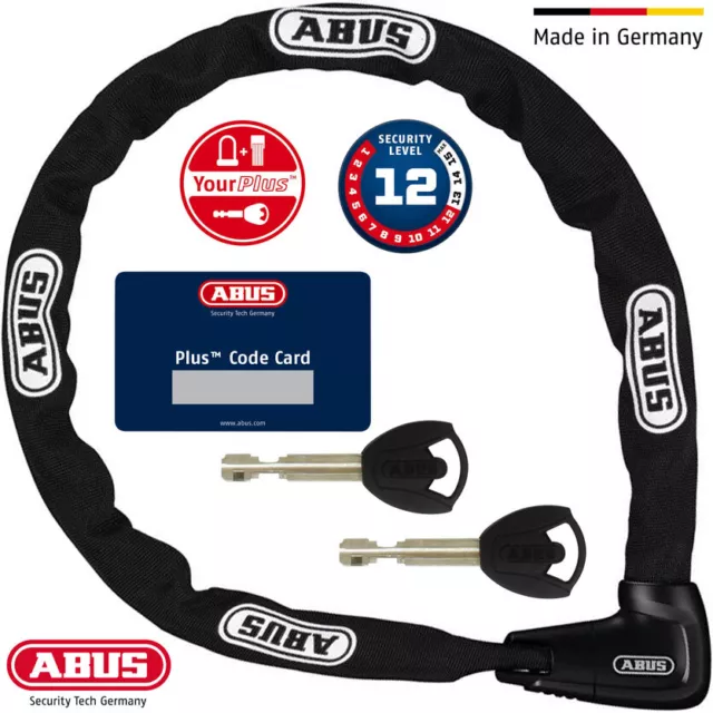 Abus Fahrrad-Kettenschloss Steel-O-Chain 8807K/110 Level 8