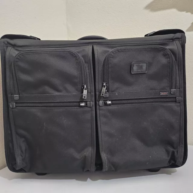 TUMI Alpha Extended Trip 2 Wheel Rolling Suit Bag 22031DH Luggage Black READ