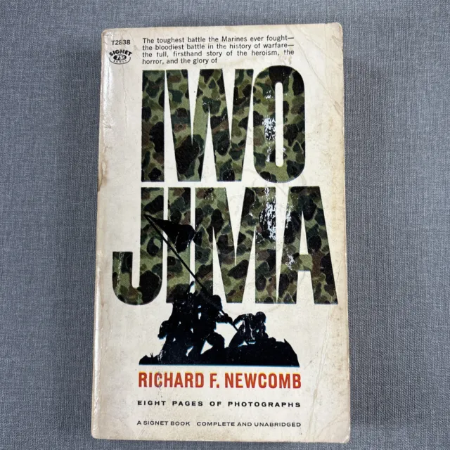 Richard F Newcomb - Iwo Jima - 1966 Vintage Paperback Book