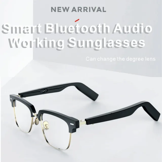 IP67 Bluetooth 5.0 Smart EyeGlasses Stéréo Anti-transpiration réglable pour
