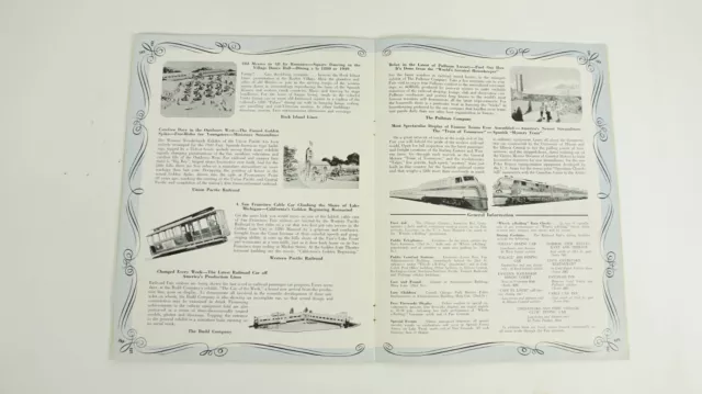 Chicago Railroad Fair 1949 Official Guide Book P-10 4