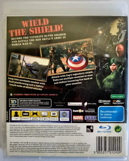 Captain America: Super Soldier | Sony Playstation 3 PS3 2