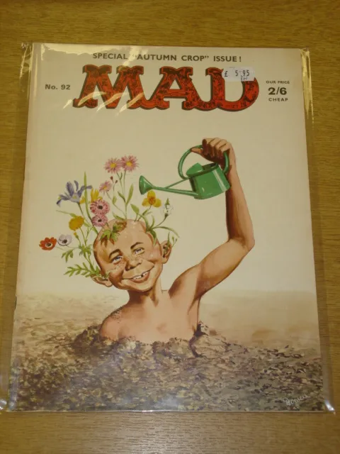 Mad Magazine #92 Fn Thorpe And Porter Uk Magazine