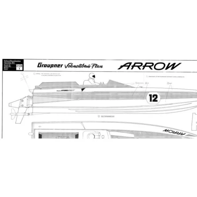 Bauplan Arrow Modellbauplan
