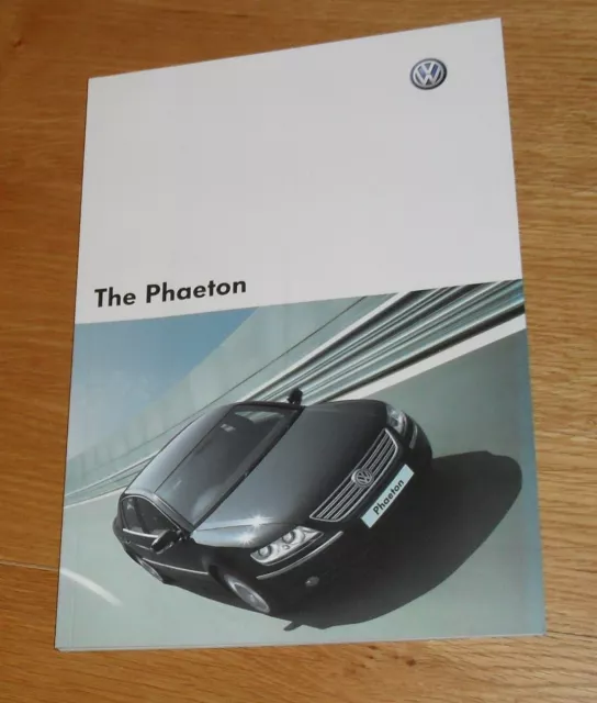 Volkswagen VW Phaeton Brochure 2003-2004 - 3.2 V6 & 6.0 W12 4Motion