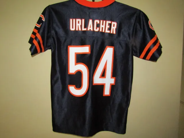 NFL TEAM APPAREL Chicago Bears BRIAN URLACHER #54 Youth Small (8) Navy Jersey