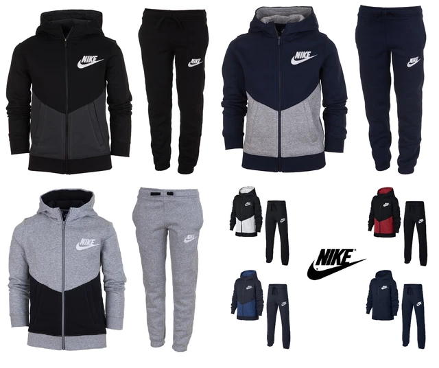 NIKE GAR ONS ENFANTS Polaire Bas de Surv tement Jogging Capuche
