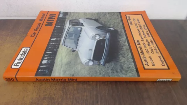 Autodata Car Repair Manual - Mini: Austin Morris Mini from 1962,