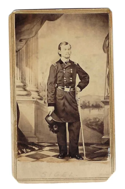 Civil War CDV Union General Franz Sigel