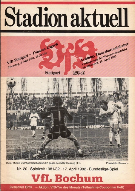 Dieter Müller Original Autogrammkarte VfB Stuttgart