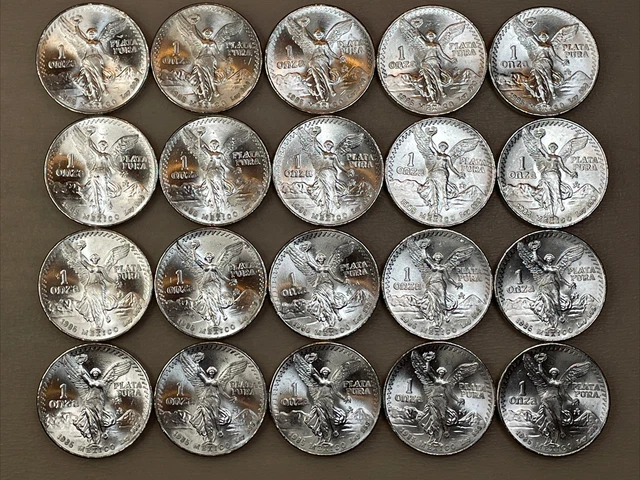Roll (20) Mexico - 1985 - 1 oz. .999 Silver Libertad Onza - BU/UNC