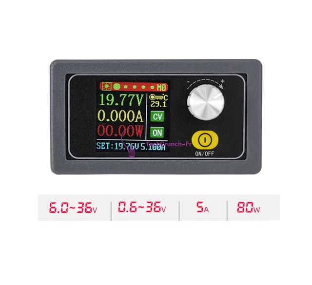ZK-DP3D CNC USB-C DC-Wandler – 1–30V, 2A, CC/CV, 15W, Programmierbar, Für Labor & DIY
