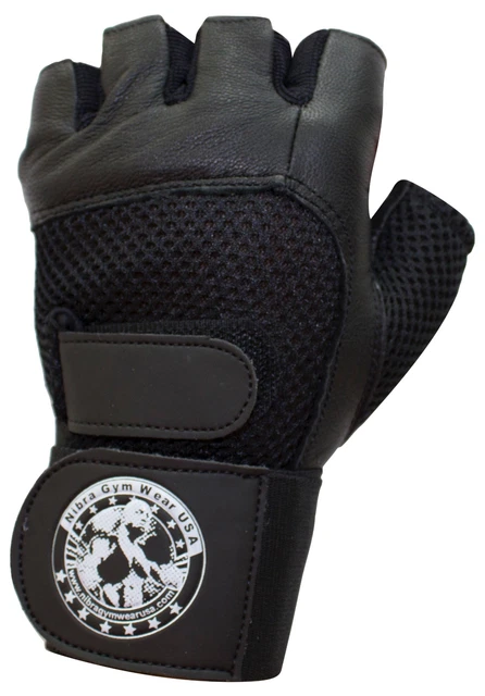 Gym haltérophilie entraînement exercice gants de fitness noirs avec 12 iWrist Support 3
