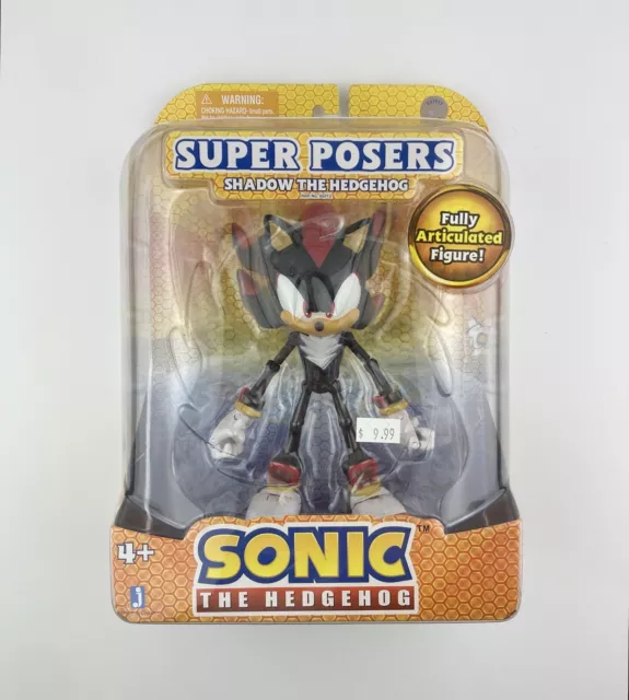 Super Posers - Sonic the Hedgehog - Shadow - 7" Action Figure - Jazwares