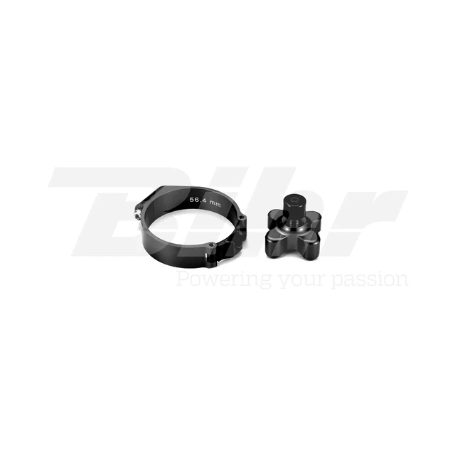 BLOCCA FORCELLA NERO Per Foderi Launch Control Black Suzuki 250 Rm 2002