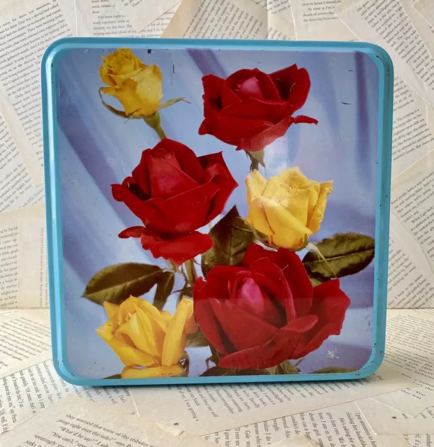 Cadbury Fancy Biscuit  Collectable Tin, Vintage Style Roses