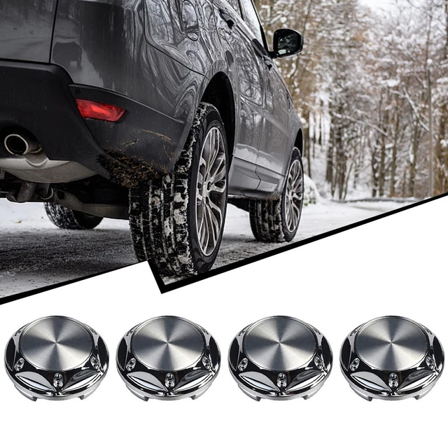 Capuchon central de roue de voiture premium ABS housse anti-poussière 4 pièces