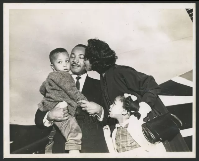 1962 Dr. Martin Luther King Jr., "Civil Rights Icon Fights for His Family" Photo