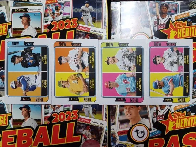 2023 Topps Heritage Baseball Then and Now  - YOU PICK FROM LIST