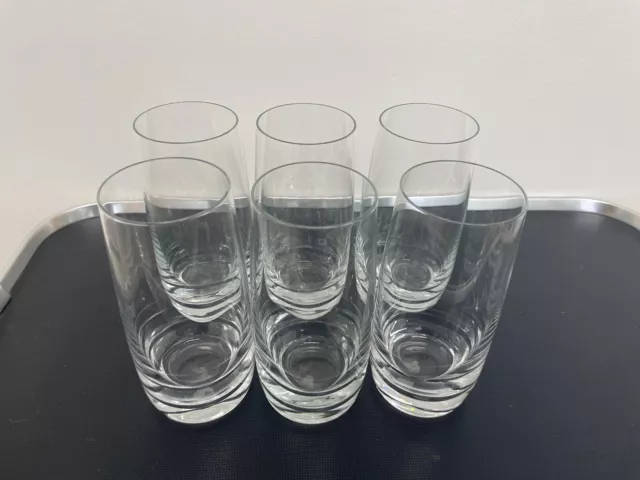 Tall Glass Drinking Glasses set of 6