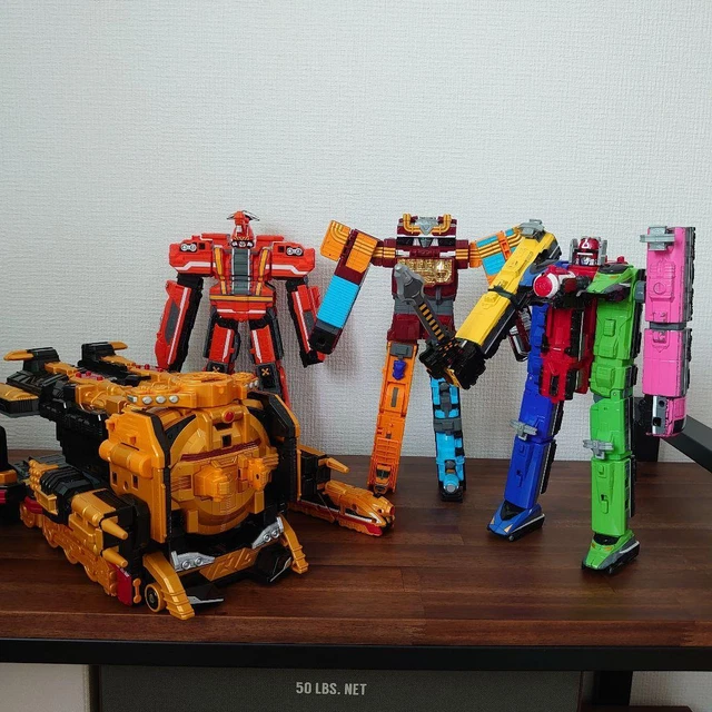 Power Rangers Toqer POWER RANGERS RESSHA Sentai ToQger DX Build Daioh dieseloh etc Megazord ...