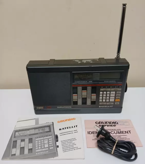 1986-1989 Grundig Satellit 400 International Professional Radio Working !