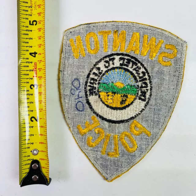 Swanton Police Ohio OH Patch B6 2