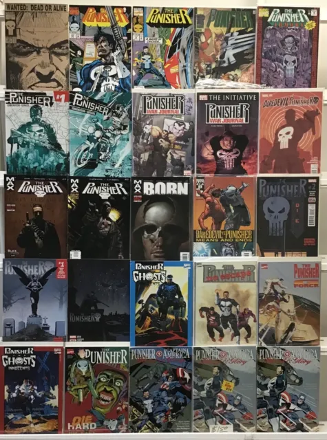 Marvel Comics The Punisher Comic Book Lot of 25