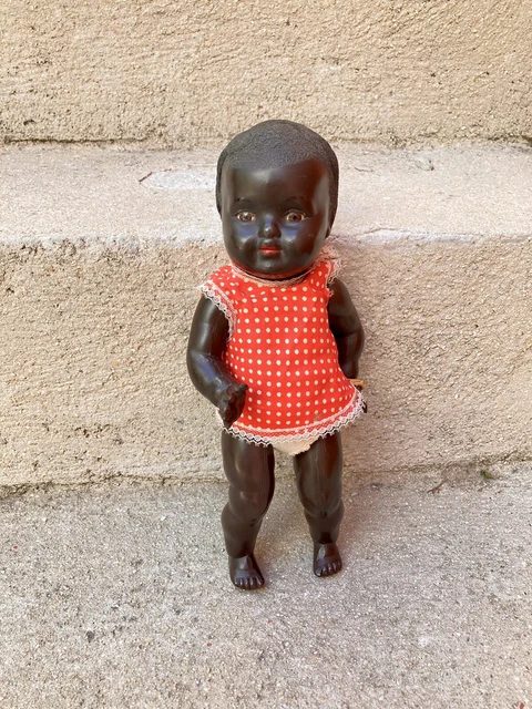 ANCIEN POUPON EN celluloïd noir l'Africain EUR 49,00 - PicClick FR