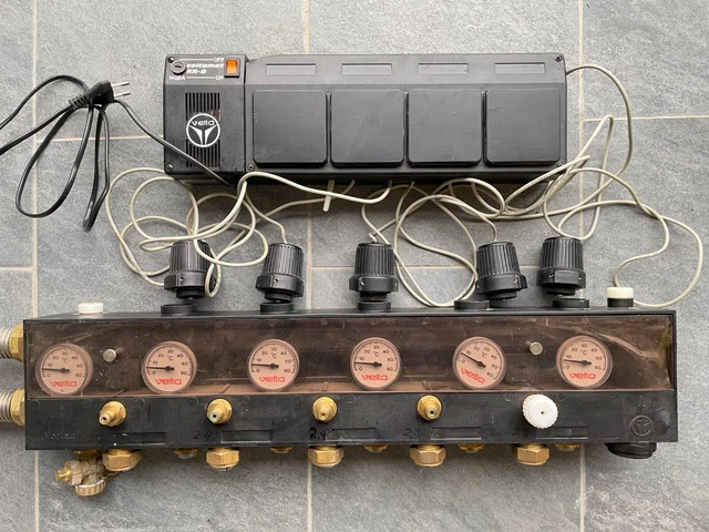 VELTA FUSSBODENHEIZUNGSVERTEILER/ VERTEILER/ Verteilerbalken/ FBH ...