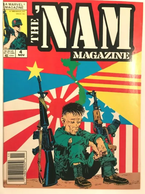 The 'Nam Magazine Volume 1 #4 (1988 Marvel) War Comic Books! Michael Golden FINE