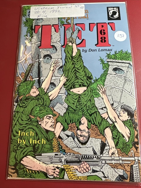 Apple Comics VIETNAM JOURNAL TET 68 COMIC BOOK #4 by Don Lomax