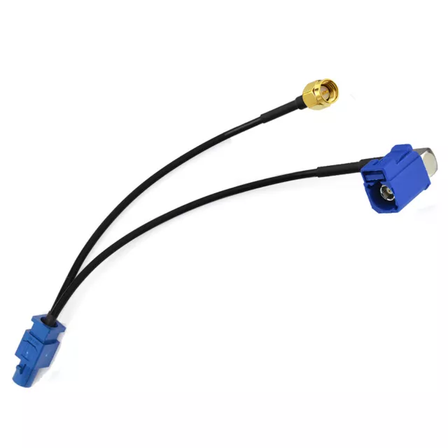 40" Fakra C Male to Fakra Female SMA Male RG174 Splitter Combined Cable for GPS
