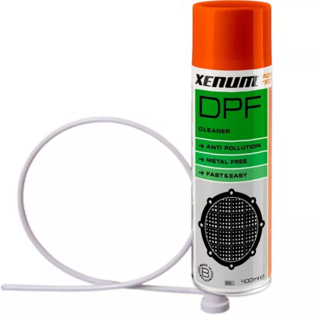 XENUM - DPF CLEANER Nettoyant Filtre à particule FAP - 400ml + buse d'injection