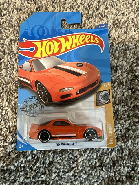 Hot Wheels 2020 HW Turbo '95 Mazda RX-7 Diecast Car - Blue 43/250 Limited